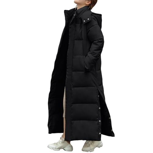 Sommerdaunenjacke Damen, Steppmantel Für Den Übergang Steppmantel Damen Puffer Leicht Daunenjacke Frauen Wintermantel Elegant Warme Jacke Daunenmantel Langarm Mantel Skijacke Outdoorjacke von Mobanna