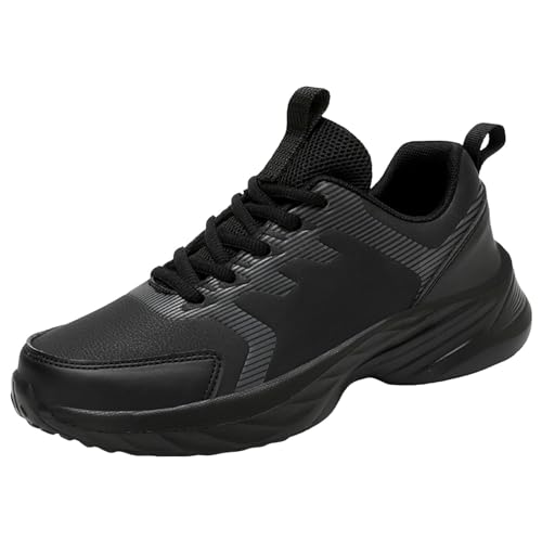 Sommerschuhe Herren Leicht, Laufschuhe Damen Atmungsaktive Mit Heller Sohle Sportschuhe - Fitness Schlupfschuhe Fitnessschuhe Turnschuhe Unisex Gym Walkingschuhe rutschfeste Sneaker Schwarz von Mobanna