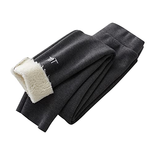 Sportkleidung Mädchen, Thermo Leggings Mädchen Gefütterte Winter Thermohose Kinder - Gymnastikhose Lang Turnhose Sportleggings Thermoleggings Warme Dicke Lange Elastische Outdoor Grau 120 von Mobanna