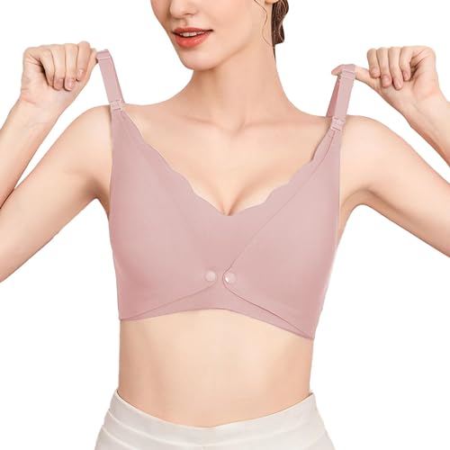 Still BH Damen Ohne Bügel Still BHS - Still-BHS Grosse Grössen Still Bustier Ohne Bügel Nursing Bra Maternity Still BH Mit Zusätzlichen BH-Verlängerungen Zum Schlafen Und Stillen von Mobanna