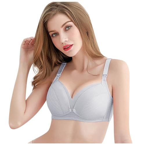 Still BH Große Brüste Damen Grosse Grössen Still BH - Nursing Bra Push Up Still BH Gepolstert Umstands Still BH Grosse Grössen Ohne Bügel Maternity Bra Gepolsterte Natürliche Form von Mobanna