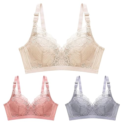 Still BH Große Brüste Damen Push Up Schwangerschafts BH - Nursing Bra Umstands Still Sport BH Ohne Bügel Still BHS Gepolstert Still Bustier Grosse Grössen Stillen Schwangerschafts von Mobanna