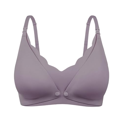 Still BH Grosse Grössen Damen Gepolstert Stillbh - Maternity Bra Ohne Bügel Still Bustier Umstands Still BH Große Brüste Gepolstert Nursing Bra Nahtloser Komfort-Schwangerschafts von Mobanna