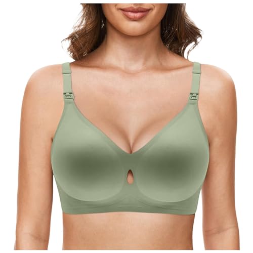 Still BHS Damen Grosse Grössen Still Sport BH - Umstands BH Ohne Bügel Maternity Bra Push Up Still BH Gepolstert Grosse Grössen Schwangerschafts BH Weiche Umstands Schlaf Bralette von Mobanna