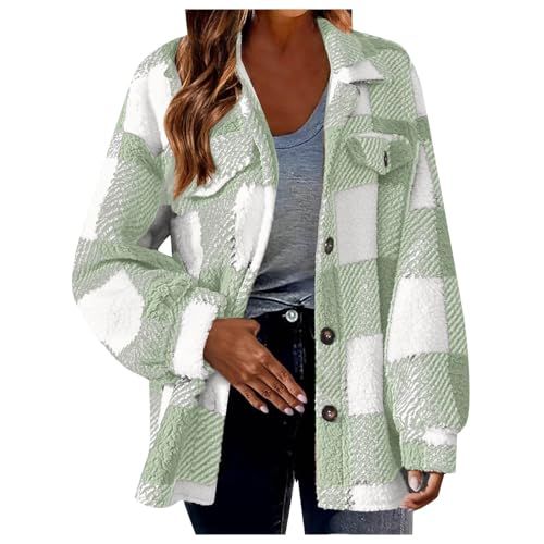 Teddy Jacke Dame, Damen Kuscheljacke Fleecejacke Damen Teddy Gefüttert Outdoor Teddyjacke Warm Kunstfell Sweatjacke Wintermantel Winter-Herbst Kapuzenpullover Mit Kapuze von Mobanna