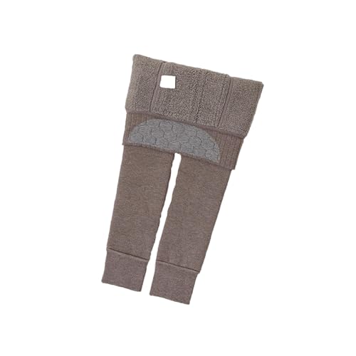 Thermo Leggings Mädchen, Thermohose Kinder Mädchen Winter Lang Thermo Leggings - Turnhose Gefütterte Thermoleggings Sporthose Mit Fleece High Waist Dicke Warm Lange Hose Für Alltag Braun XL von Mobanna