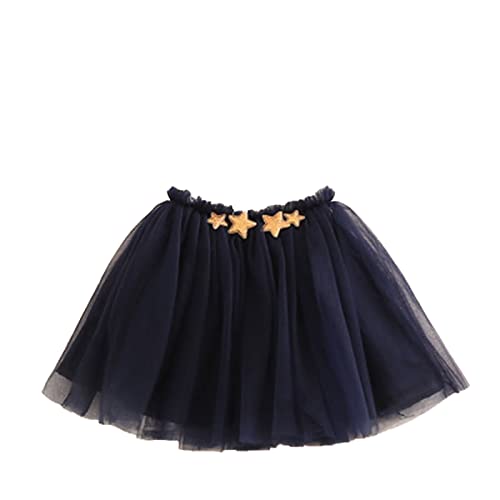 Tüllrock Mädchen Blau, Tüllrock Kinder Mädchen Unterrock Karneval Kostüm Tütü Rock Petticoat Tutu Ballettrock Bunt Glitzer Faschingskostüme Für Halloween Weihnachten Urlaub Party Blau von Mobanna