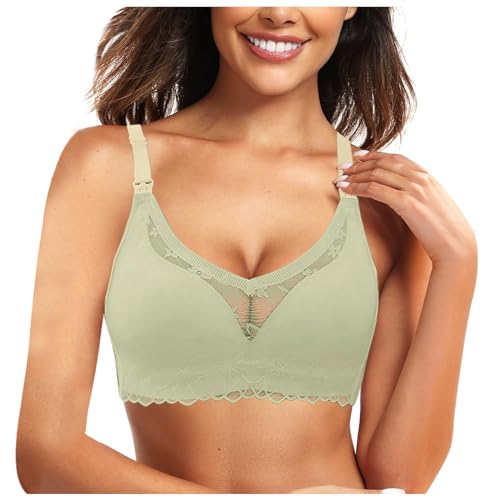 Umstands BH Damen Push Up Still BH - Still BHS Push Up Schwangerschafts BH Maternity Umstands BH Ohne Bügel Nursing Bra Mit Zusätzlichen BH-Verlängerungen Zum Schlafen Und Stillen von Mobanna