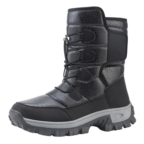 Warehouse Deal Retourenware, Warehouse Deal Retourenware Winterschuhe Damen Winter Warme Gefüttert rutschfeste Damenschuhe Ohne Absatz Wasserdicht Halbstiefel Winterstiefel Warm Schneestiefel von Mobanna