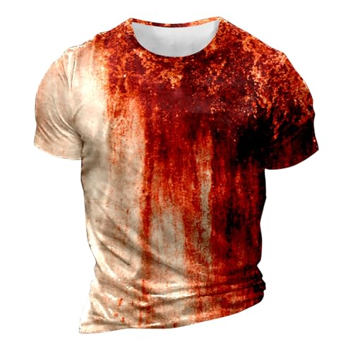 Warehouse Deals Angebote, Grusel Kostüm Herren Halloween Shirt Herren Blut Zombie Kostüm - Problem Gelöst Shirt Gruselige Kostüme Horror Blutiges T-Shirt mit Blutigem Bedrucktes Kurzarm Oberteile Warehouse Deals Angebote, Grusel Kostüm Herren Halloween Shirt Herren Blut Zombie Kostüm - Problem Gelöst Shirt Gruselige Kostüme Horror Blutiges T-Shirt mit Blutigem Bedrucktes Kurzarm Oberteile von Mobanna