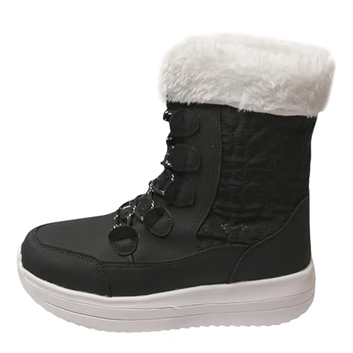 Winter Boots Damen, Angebote Tages Blitzangebote Winterstiefel Damen Wasserdicht Thermo Winter Winterboots Elegant Wanderschuhe Weitschaft Schneestiefel Schneeschuhe Winterschuhe Warm von Mobanna