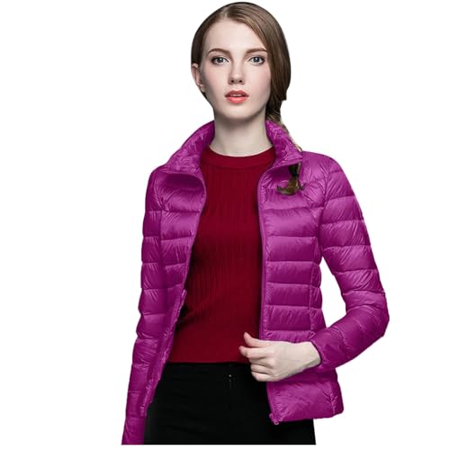 Winter Coat Women, Ultraleichte Daunenjacke Damen Steppmantel Damen Leicht Puffer Wintermantel Übergangsmantel Outdoor Lang Daunenmantel Weiche Elegant Mantel Leichte Casual Kuschelig von Mobanna