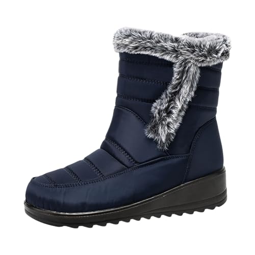 Winter Shoes Women, Sale Angebote Winterboots Damen Thermo Winter Warme Outdoor Herbstschuhe Teenager Mädchen Winterstiefel Schneestiefel Winterschuhe Warm Wasserdicht von Mobanna