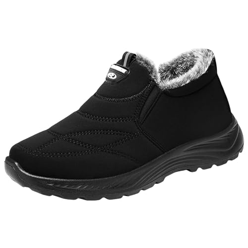 Winterschuhe Damen Gefüttert, Warehouse Deal Retourenware Winterschuhe Damen Herren Thermo Winter Warme Barfußschuhe Dicke Wasserdicht Winterstiefel Gefüttert Outdoor rutschfeste Schneestiefel von Mobanna