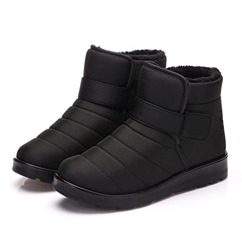 Winterschuhe Wasserdicht Damen, Weihnachten Sale Winterstiefel Damen Herren Thermo Gefüttert Schlupfschuhe Warme Dicke Winterschuhe Warm Wanderschuhe rutschfest Stiefel Trekkingschuhe von Mobanna