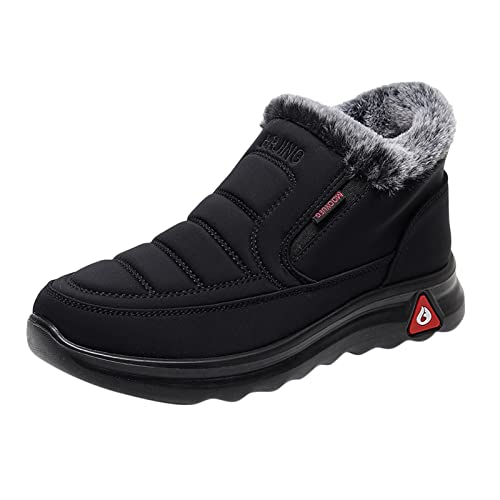 wasserdichte Schuhe Damen, Knöchelschuhe Damen Winterschuhe Damen Herren Gefüttert Thermo Winter Trekkingschuhe Wasserdicht Elegant Barfußschuhe Warm Wanderschuhe rutschfest Stiefel von Mobanna