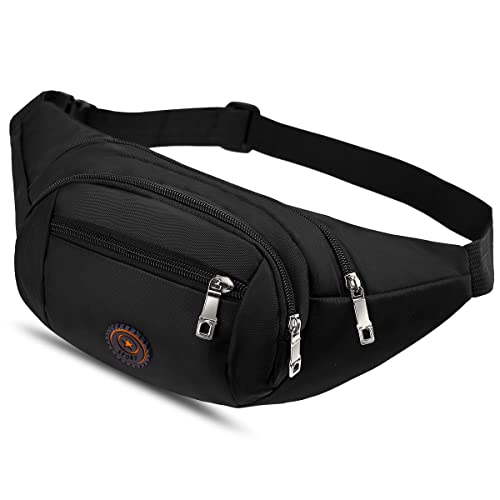 Bauchtasche für Damen und Herren Gürteltasche Hüfttasche Outdoor Groß Handytasche Sport Wasserdicht Laufgürtel Umhängetasche Geldgürtel für Camping Wandern Fitness Fahrrad Reisen Jagd Dunkel Schwarz Bauchtasche für Damen und Herren Gürteltasche Hüfttasche Outdoor Groß Handytasche Sport Wasserdicht Laufgürtel Umhängetasche Geldgürtel für Camping Wandern Fitness Fahrrad Reisen Jagd Dunkel Schwarz von MOBIUSPHY