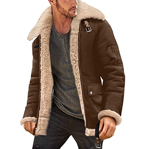 Lederjacken Herren Mantel Echtes Leder Stehkragen Motorrad Militär Fliegerjacke Bomberjacke Gefüttert Blouson Motorradjacke Übergangsjacke Vintage Warm Wasserdicht Jacke Windbreaker Winterjacke Lederjacken Herren Mantel Echtes Leder Stehkragen Motorrad Militär Fliegerjacke Bomberjacke Gefüttert Blouson Motorradjacke Übergangsjacke Vintage Warm Wasserdicht Jacke Windbreaker Winterjacke von Modaworld