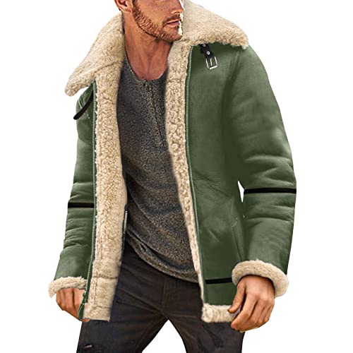 Lederjacken Herren Mantel Echtes Leder Stehkragen Motorrad Militär Fliegerjacke Bomberjacke Gefüttert Blouson Motorradjacke Übergangsjacke Vintage Warm Wasserdicht Jacke Windbreaker Winterjacke Lederjacken Herren Mantel Echtes Leder Stehkragen Motorrad Militär Fliegerjacke Bomberjacke Gefüttert Blouson Motorradjacke Übergangsjacke Vintage Warm Wasserdicht Jacke Windbreaker Winterjacke von Modaworld