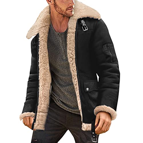 Lederjacken Herren Mantel Echtes Leder Stehkragen Motorrad Militär Fliegerjacke Bomberjacke Gefüttert Blouson Motorradjacke Übergangsjacke Vintage Warm Wasserdicht Jacke Windbreaker Winterjacke Lederjacken Herren Mantel Echtes Leder Stehkragen Motorrad Militär Fliegerjacke Bomberjacke Gefüttert Blouson Motorradjacke Übergangsjacke Vintage Warm Wasserdicht Jacke Windbreaker Winterjacke von Modaworld