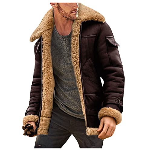 Lederjacken Herren Mantel Echtes Leder Stehkragen Motorrad Militär Fliegerjacke Bomberjacke Gefüttert Blouson Motorradjacke Übergangsjacke Vintage Warm Wasserdicht Jacke Windbreaker Winterjacke Lederjacken Herren Mantel Echtes Leder Stehkragen Motorrad Militär Fliegerjacke Bomberjacke Gefüttert Blouson Motorradjacke Übergangsjacke Vintage Warm Wasserdicht Jacke Windbreaker Winterjacke von Modaworld