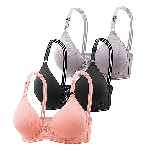 Modaworld 3er Pack BHS Damen Ohne Bügel Push Up BH Set Frauen Sexy Bustier Crop Top Sport-BHS Trainings-BH mit verstellbarem für Alltag Yoga Fitness Sport Outdoor Modaworld 3er Pack BHS Damen Ohne Bügel Push Up BH Set Frauen Sexy Bustier Crop Top Sport-BHS Trainings-BH mit verstellbarem für Alltag Yoga Fitness Sport Outdoor von Modaworld