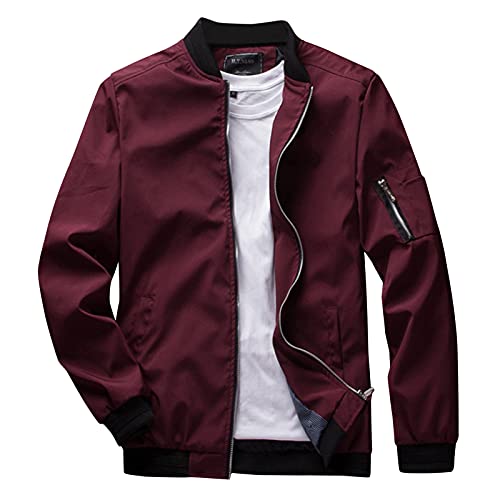 Modaworld Bomberjacke Herren Leichtes Blouson Sommerjacke mit Gestreiftem Bund Innentasche Herbst Bomber Jacke Modaworld Bomberjacke Herren Leichtes Blouson Sommerjacke mit Gestreiftem Bund Innentasche Herbst Bomber Jacke von Modaworld