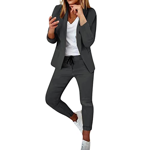 Modaworld Damen Hosenanzug Elegant Business Anzug Set Hosenanzug Blazer Hose 2-teilig Anzug Karo Kariert Zweiteiler Slimfit Festlich Sportlich Hosenanzug Streetwear Modaworld Damen Hosenanzug Elegant Business Anzug Set Hosenanzug Blazer Hose 2-teilig Anzug Karo Kariert Zweiteiler Slimfit Festlich Sportlich Hosenanzug Streetwear von Modaworld