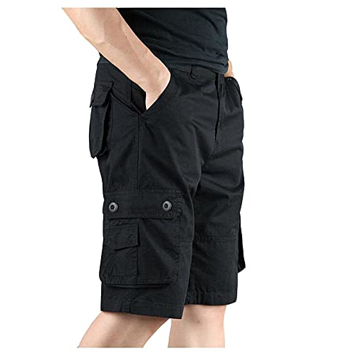Modaworld Herren Cargo Shorts Stretch Hose mit Taschen und Kordel Kurze Hose Sporthose Loose Fit Bermuda Stretch Herrenshorts Short Men Pants Sommerhose für Männer Modaworld Herren Cargo Shorts Stretch Hose mit Taschen und Kordel Kurze Hose Sporthose Loose Fit Bermuda Stretch Herrenshorts Short Men Pants Sommerhose für Männer von Modaworld