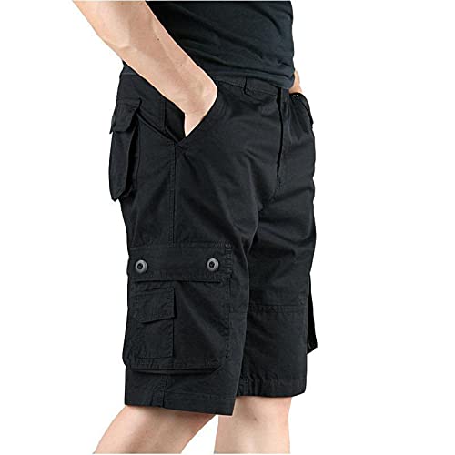 Modaworld Herren Cargo Shorts Stretch Hose mit Taschen und Kordel Kurze Hose Sporthose Loose Fit Bermuda Stretch Herrenshorts Short Men Pants Sommerhose für Männer Modaworld Herren Cargo Shorts Stretch Hose mit Taschen und Kordel Kurze Hose Sporthose Loose Fit Bermuda Stretch Herrenshorts Short Men Pants Sommerhose für Männer von Modaworld