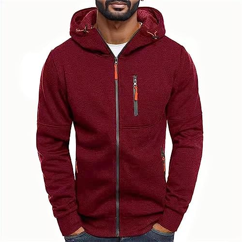 Modaworld Herren Hoodie Sweatjacke Kapuzenpullover Sweatshirt Farbvarianten Kapuzenjacke Kapuzenpulli mit Reißverschluss Langarm Sport Basic Casual Fitness Training Modaworld Herren Hoodie Sweatjacke Kapuzenpullover Sweatshirt Farbvarianten Kapuzenjacke Kapuzenpulli mit Reißverschluss Langarm Sport Basic Casual Fitness Training von Modaworld