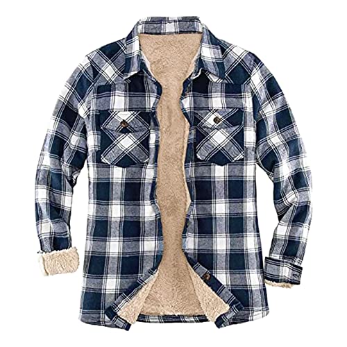Modaworld Holzfällerhemd Herren Kariert Flanellhemd Gefüttert Thermohemd Langarm Baumwolle Winter Hemdjacke Karo Flanell Holzfäller Jacke Modaworld Holzfällerhemd Herren Kariert Flanellhemd Gefüttert Thermohemd Langarm Baumwolle Winter Hemdjacke Karo Flanell Holzfäller Jacke von Modaworld