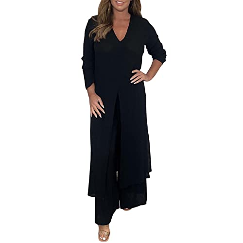 Modaworld Hosenanzug Damen Hochzeit Festlich Elegant 2 Teilig Loungewear Einfarbig Sommer Outfits Streetwear Freizeitanzug Anzug Hausanzug Zweiteiler Tracksuit Set Modaworld Hosenanzug Damen Hochzeit Festlich Elegant 2 Teilig Loungewear Einfarbig Sommer Outfits Streetwear Freizeitanzug Anzug Hausanzug Zweiteiler Tracksuit Set von Modaworld