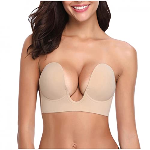 Modaworld Klebe BH Push up BH Rückenfrei Unsichtbar BH Selbstklebender Silikon BH Damen für Rückenfreies Kleid Abendkleider, Ballkleider, Brautkleider Modaworld Klebe BH Push up BH Rückenfrei Unsichtbar BH Selbstklebender Silikon BH Damen für Rückenfreies Kleid Abendkleider, Ballkleider, Brautkleider von Modaworld