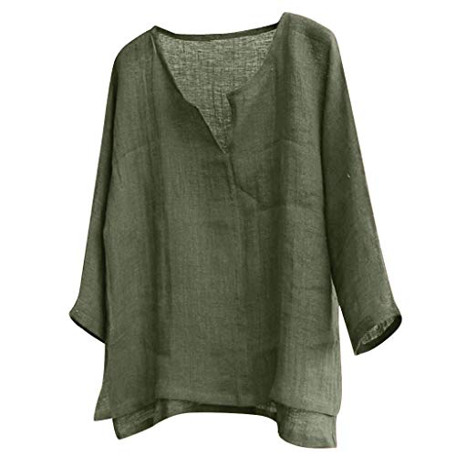 Modaworld Oversize Leinenhemd Herren T Shirts Männer V Ausschnitt 3/4 Ärmel Einfarbig Leichte Bequem Atmungsaktives, Sommer Hemden Leinen Freizeithemd Casual Sommerhemden Modaworld Oversize Leinenhemd Herren T Shirts Männer V Ausschnitt 3/4 Ärmel Einfarbig Leichte Bequem Atmungsaktives, Sommer Hemden Leinen Freizeithemd Casual Sommerhemden von Modaworld