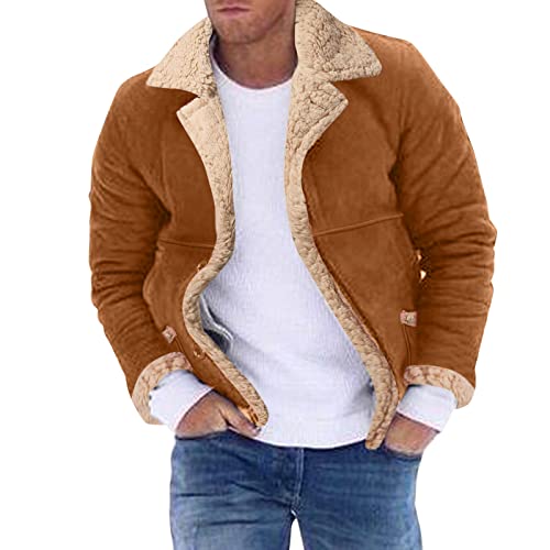 Modaworld Wildlederjacke Herren Winter Winterjacke Herren Mit Fell Hochwertiges Stehkragen Lederjacke Bomberjacke Winter Lammfell Mantel Trucker Jeansjacke Feldjacke MilitäRmantel ÜBerzieher Modaworld Wildlederjacke Herren Winter Winterjacke Herren Mit Fell Hochwertiges Stehkragen Lederjacke Bomberjacke Winter Lammfell Mantel Trucker Jeansjacke Feldjacke MilitäRmantel ÜBerzieher von Modaworld