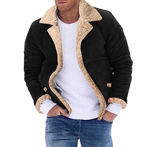 Modaworld Wildlederjacke Herren Winter Winterjacke Herren Mit Fell Hochwertiges Stehkragen Lederjacke Bomberjacke Winter Lammfell Mantel Trucker Jeansjacke Feldjacke MilitäRmantel ÜBerzieher Modaworld Wildlederjacke Herren Winter Winterjacke Herren Mit Fell Hochwertiges Stehkragen Lederjacke Bomberjacke Winter Lammfell Mantel Trucker Jeansjacke Feldjacke MilitäRmantel ÜBerzieher von Modaworld