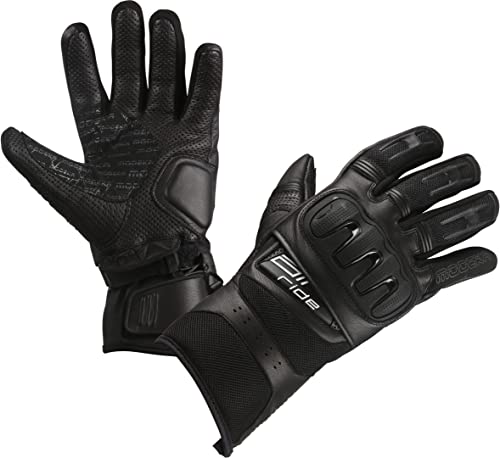 Modeka Air Ride Handschuhe, schwarz/schwarz, 10 von Modeka