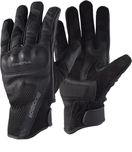 Modeka Motorrad Handschuhe Sonora Sommer, schwarz/schwarz, 7 von Modeka