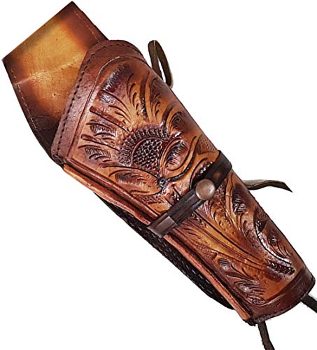 Modestone Western Leather Right Handed Revolver Holster for Pistolengürtel Beige Modestone Western Leather Right Handed Revolver Holster for Pistolengürtel Beige von Modestone