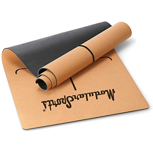 ModularSports Kork Yogamatte mit Ausrichtungslinien/antiallergen und rutschfeste Yogamatte Kork Naturkautschuk 180 x 60 cm/nachhaltige Yoga Matte Kork 6 mm Dicke ModularSports Kork Yogamatte mit Ausrichtungslinien/antiallergen und rutschfeste Yogamatte Kork Naturkautschuk 180 x 60 cm/nachhaltige Yoga Matte Kork 6 mm Dicke von Modular Sports