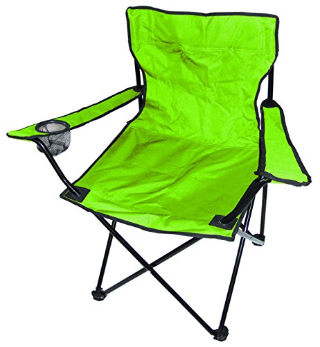 Anglersessel Campingstuhl Faltstuhl Anglerstuhl Regiestuhl mit Getränkehalter und Tasche, Farben Anglerstühle:Lime von Mojawo