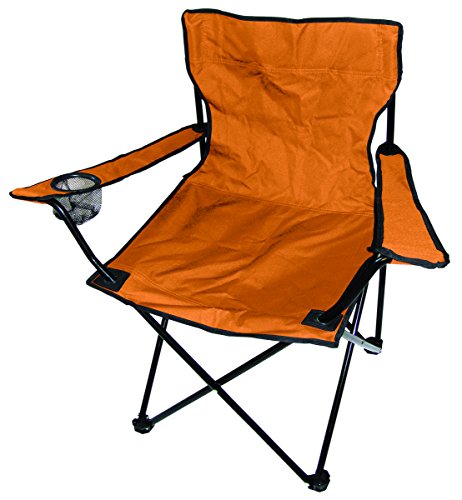 Anglersessel Campingstuhl Faltstuhl Anglerstuhl Regiestuhl mit Getränkehalter und Tasche, Farben Anglerstühle:Orange von Mojawo