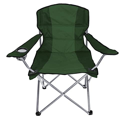 Comfort Anglersessel Campingstuhl Faltstuhl Anglerstuhl Regiestuhl mit Getränkehalter und Tasche in Grün gepolstert Comfort Anglersessel Campingstuhl Faltstuhl Anglerstuhl Regiestuhl mit Getränkehalter und Tasche in Grün gepolstert von Mojawo