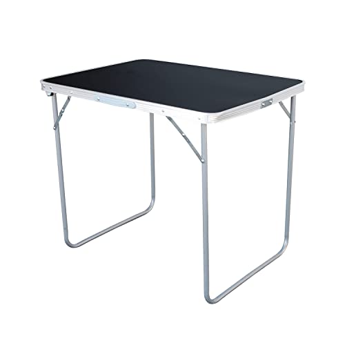 XL Aluminium Campingtisch schwarz oder weiß klappbar mit Tragegriff Alu Verschiedene Maße, Campingtische:Schwarz 80x60x68cm XL Aluminium Campingtisch schwarz oder weiß klappbar mit Tragegriff Alu Verschiedene Maße, Campingtische:Schwarz 80x60x68cm von Mojawo