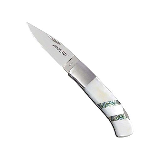 Moki Unisex – Erwachsene Messer S Pearl HP-30 Taschenmesser, Silber, one Size von Moki