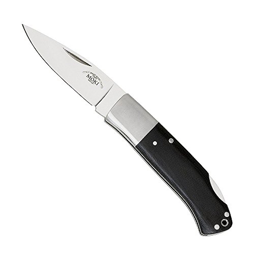 Moki Unisex – Erwachsene Taschenmesser S Micarta, Silber, one Size Moki Unisex – Erwachsene Taschenmesser S Micarta, Silber, one Size von Moki