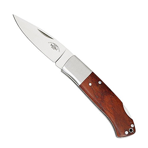 Moki Unisex – Erwachsene Taschenmesser S Wood, Silber, one Size Moki Unisex – Erwachsene Taschenmesser S Wood, Silber, one Size von Moki