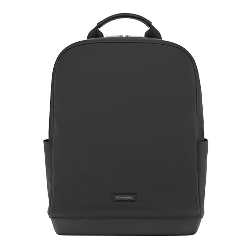 Moleskine Rucksack The Backpack Kollektion, Weicher LaptopRucksack für Laptop, Notebook bis zu 15'', Größe 32 x 41 x 13 cm, Farbe Schwarz Moleskine Rucksack The Backpack Kollektion, Weicher LaptopRucksack für Laptop, Notebook bis zu 15'', Größe 32 x 41 x 13 cm, Farbe Schwarz von Moleskine