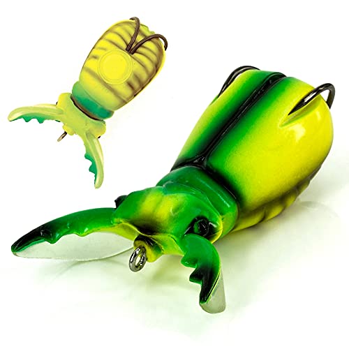 Molix Supernato Beetle Baby - Fischhaken - Beetle - 5 cm - Einheitsgröße - gelb - Doppelspitze - 1 Stück Molix Supernato Beetle Baby - Fischhaken - Beetle - 5 cm - Einheitsgröße - gelb - Doppelspitze - 1 Stück von Molix